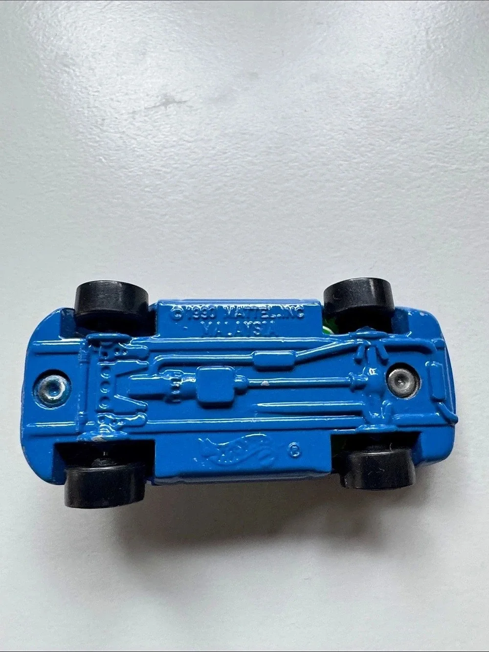 1990 Matchbox Mazda MX-5 Miata Blue & Green Die-Cast Toy Car